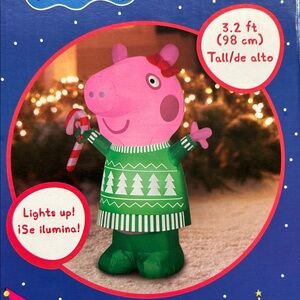 Peppa Pig Inflatable with Green Sweater